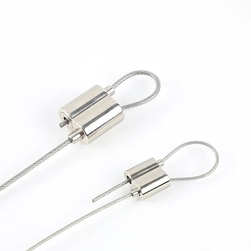 2 Pack Bidirectional Adjustable Self - Locking Steel Wire Connector - Hangers - Me Me Art