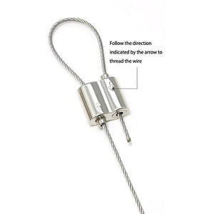 2 Pack Bidirectional Adjustable Self - Locking Steel Wire Connector - Hangers - Me Me Art