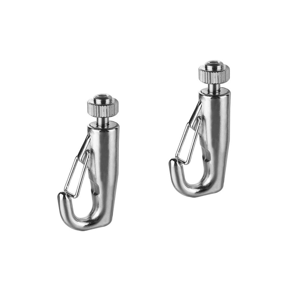 2 Pack Large Secure Self - Locking Adjustable Picture Hooks - Steel Wire only - Hooks - Me Me Art