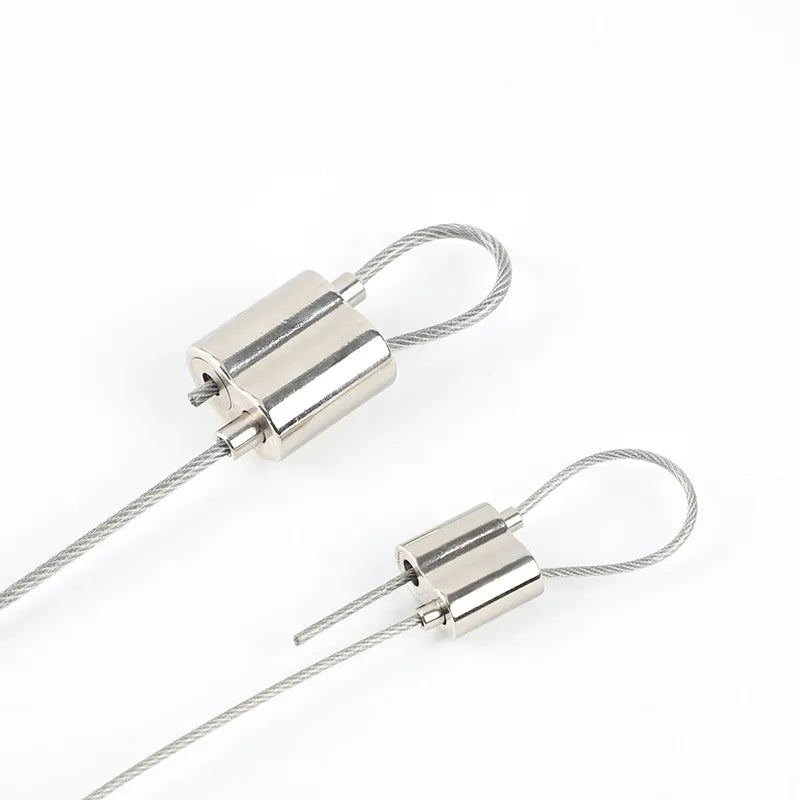 2 Pack Bidirectional Adjustable Self-Locking Steel Wire Connector