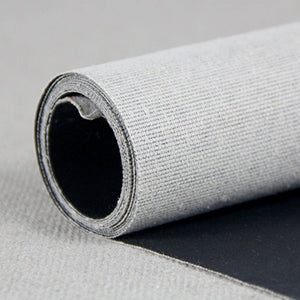 13.4oz Black Primed Artist Canvas Roll 1.7m Wide - Medium Texture, Cotton Duck - Artist Canvas - Me Me Art