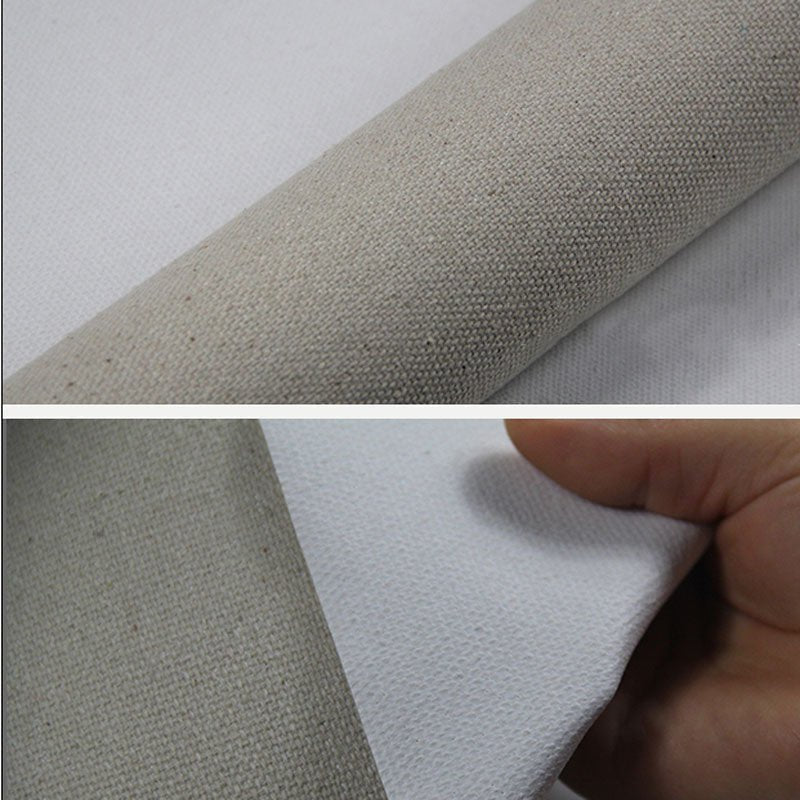 15.5oz Triple Primed Artist Canvas Roll 1.7m Wide - Medium Texture, Linen and Cotton Blend - Artist Canvas - Me Me Art