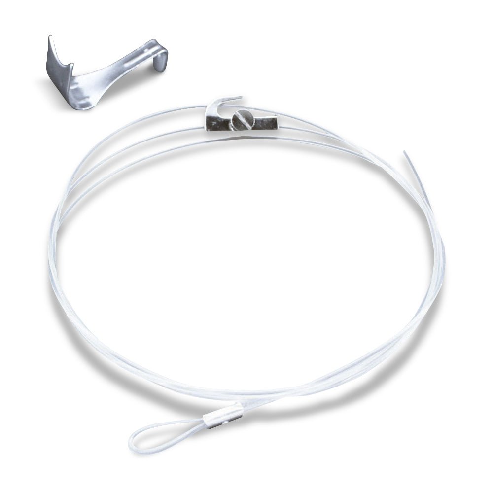 2 Sets Nylon Cable Art Hanging Kit incl Moulding Hooks 10kg Capacity - Hanging Kit - Me Me Art