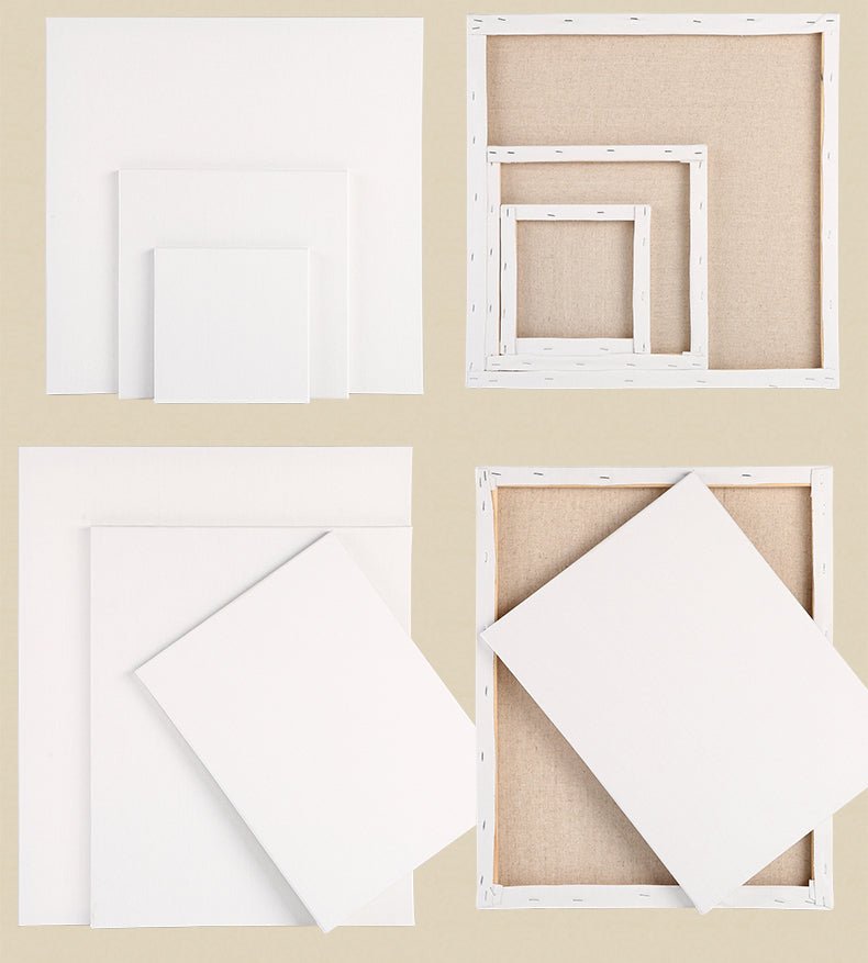 2 x Pack Stretched Triple Primed Artist Canvas - Multiple Sizes - Artist Canvas - Me Me Art