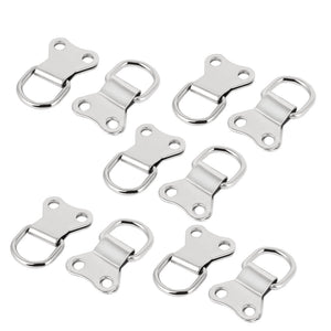 Double Hole Picture Framing D Ring Hangers with screws - Heavy Duty C
