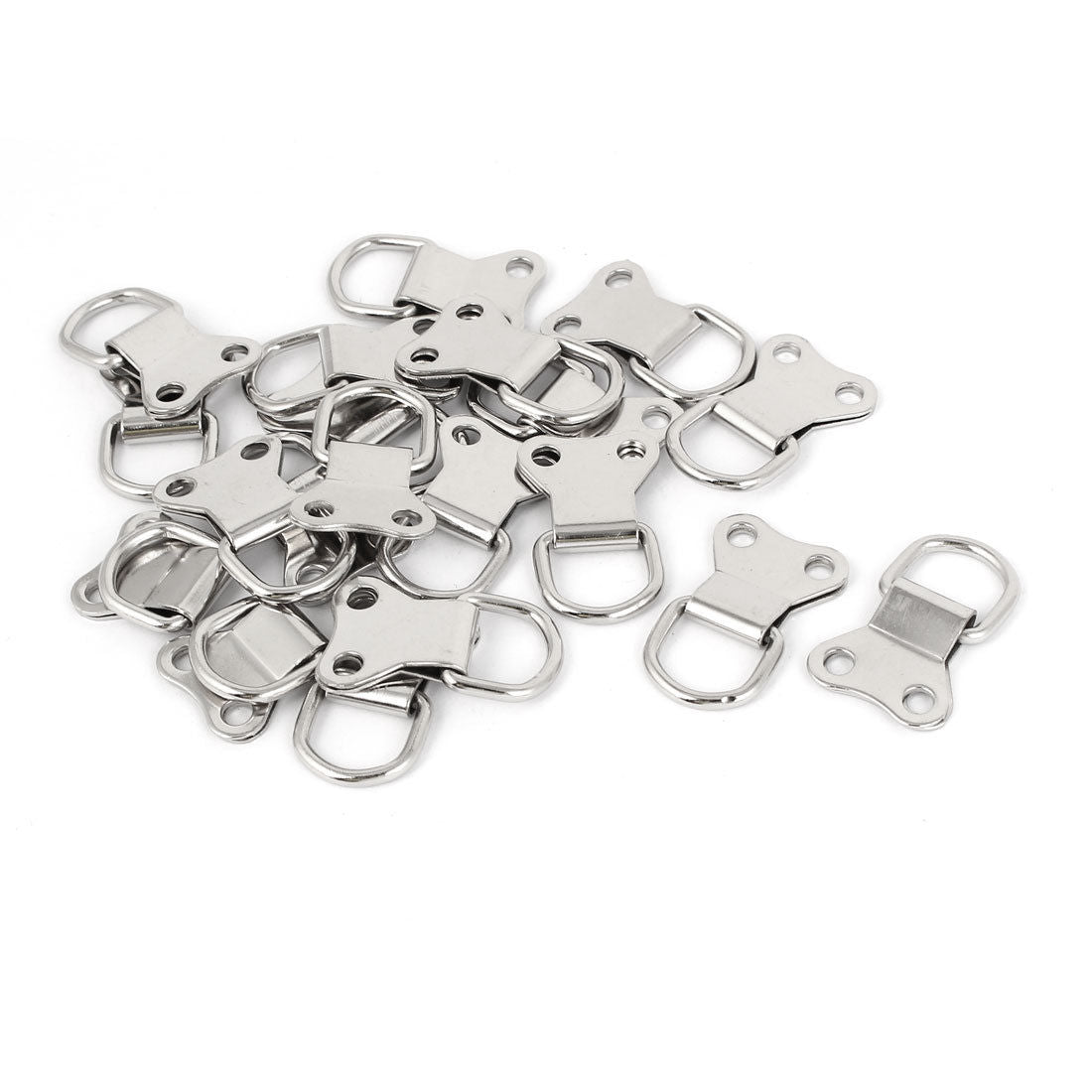Double Hole Picture Framing D Ring Picture Hangers with screws - Heavy Duty