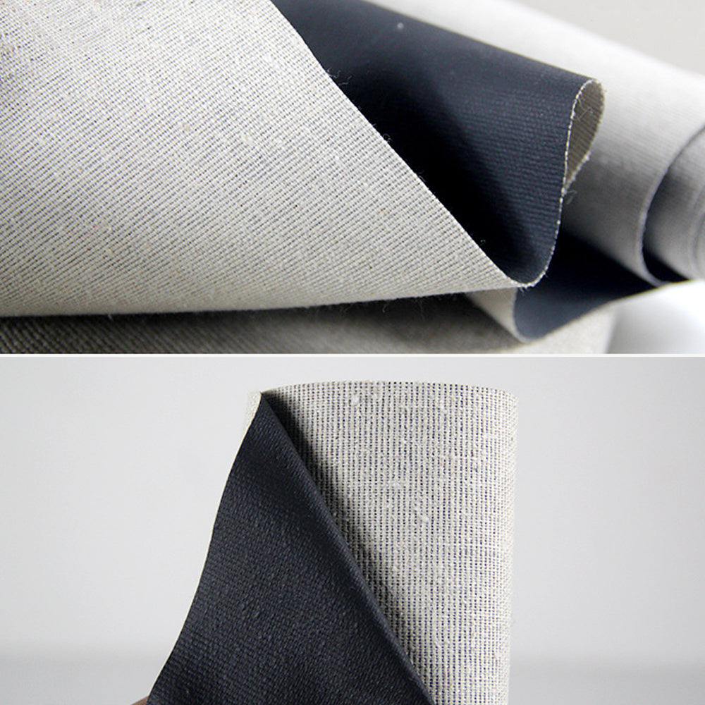 Black Primed Artist Canvas Roll 1.7m Wide - Medium Texture, 100% Cotton