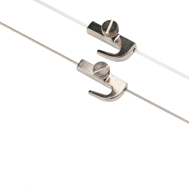 2 Pcs Adjustable Hanger Hook Stainless Steel Wire Professional Art