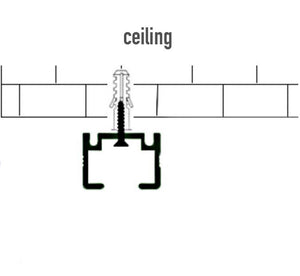 All in One Ceiling Mount Picture Hanging System - 2M Track Sets - All in 1 Hanging System - Me Me Art