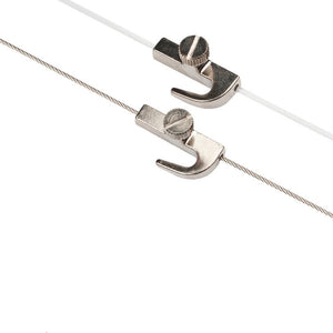 Art Gallery Picture Hanging System Display Track System - All in One 2m Click Rail System - All in 1 Hanging System - Me Me Art