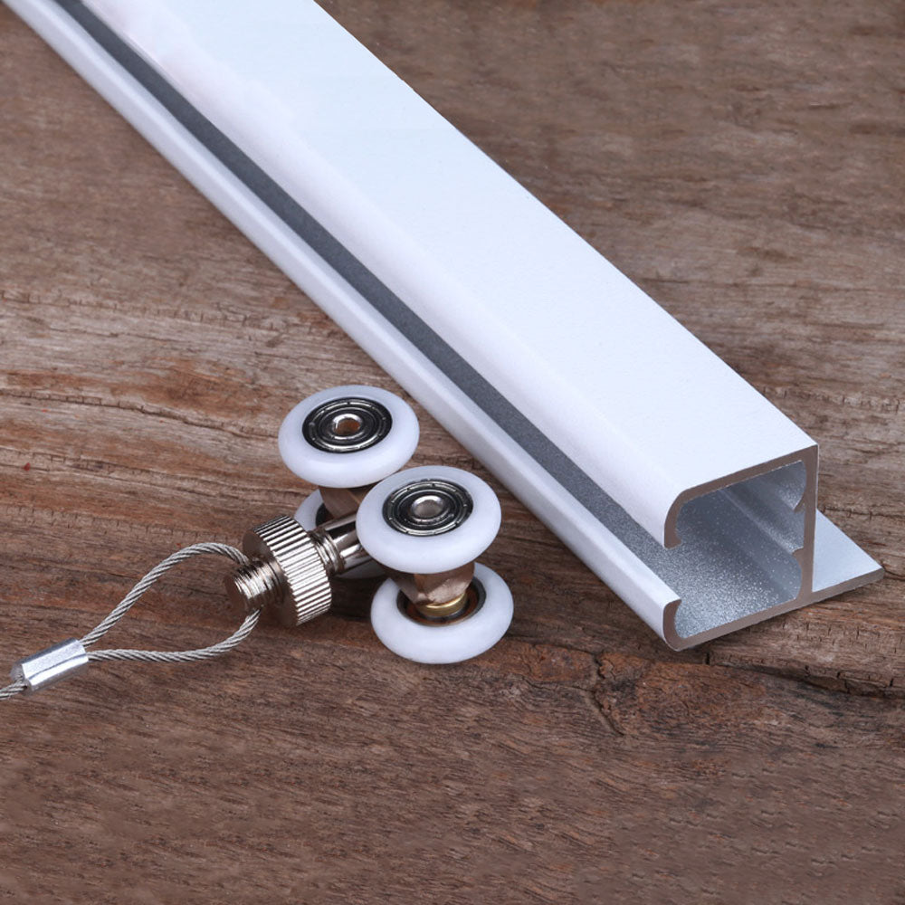 All in 1 Wheel Roller Rail Art Hanging System