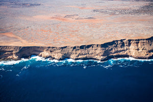 Large Landscape Canvas Prints - Aerial View of Shark Bay, Western Australia