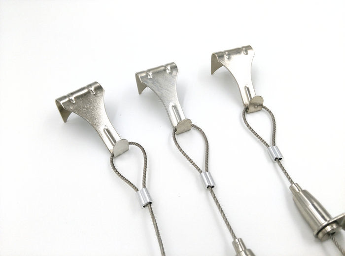 2 Pack Picture Hanging Rail Moulding Hooks