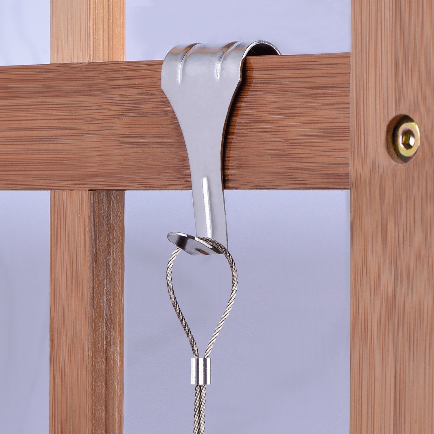 2 Pack Picture Hanging Rail Moulding Hooks